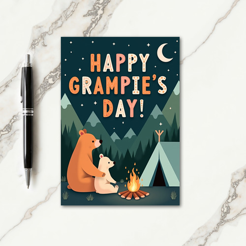 Sweet Grampies Day Campfire Card