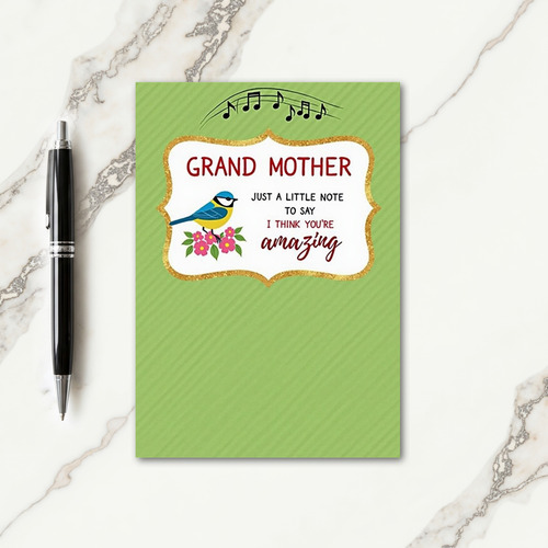 Sweet Grand Mother Floral Card