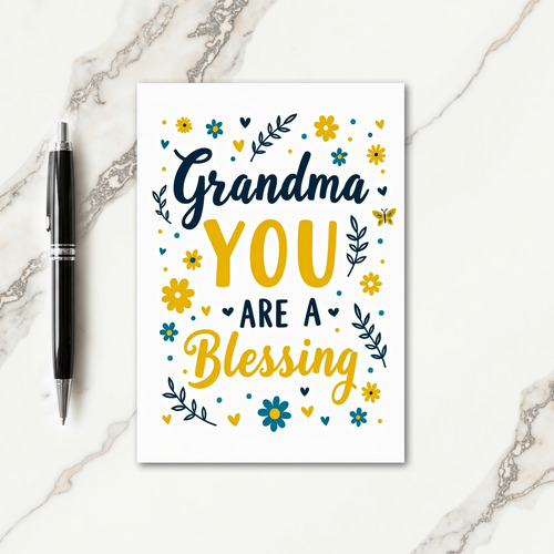 Sweet Grandma Blessing Card