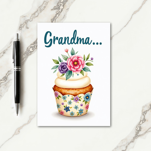 Sweet Grandma Dessert Card
