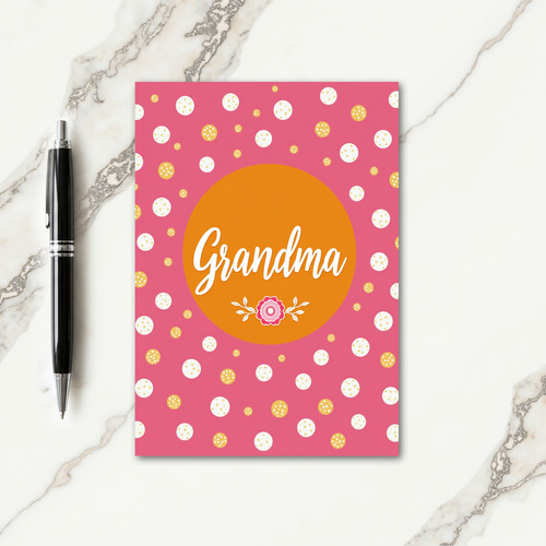 Sweet Grandma Floral Card