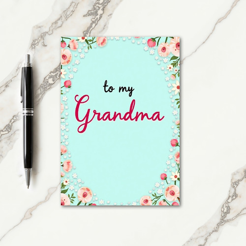 Sweet Grandma Love Display Card