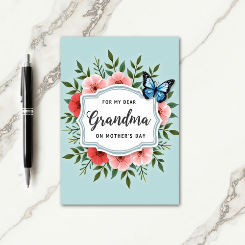 Sweet Grandma Mothers Day Plaque Card