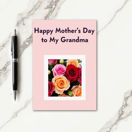 Sweet Grandma Roses Day Card