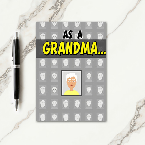 Sweet Grandmas Day Portrait Card