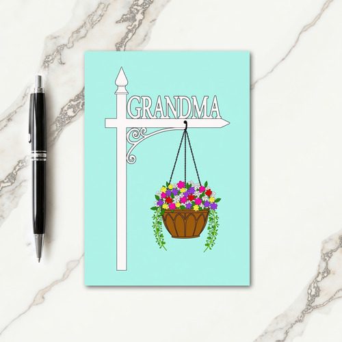 Sweet Grandmas Floral Day Card