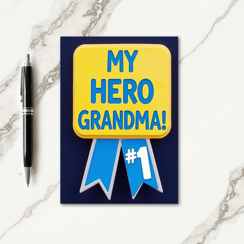 Sweet Grandmas Hero Award Card