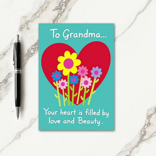Sweet Grandmas Love Filled Card