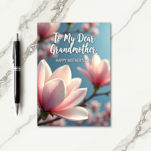 Sweet Grandmothers Day Blossom Card