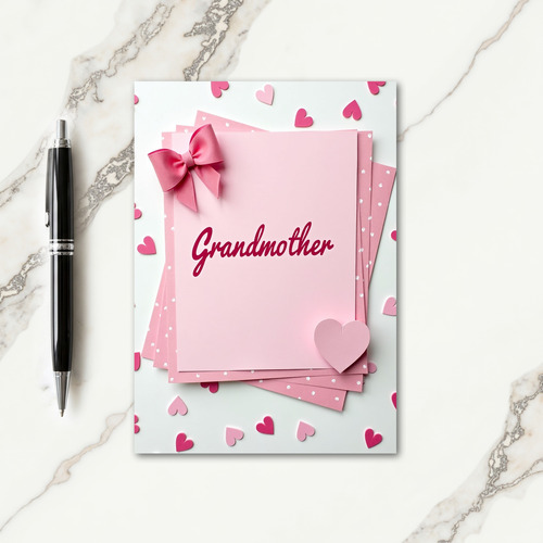Sweet Grandmothers Day Stationery Card