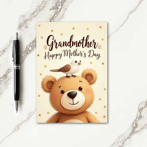 Sweet Grandmothers Mothers Day Card