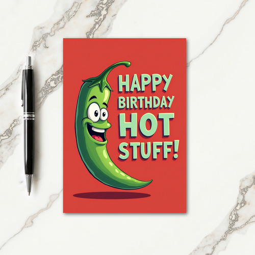 Sweet Grinning Veggie Card