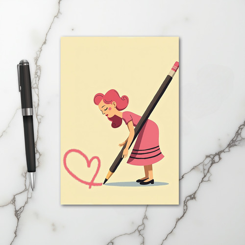 Sweet Hand Drawn Love Card