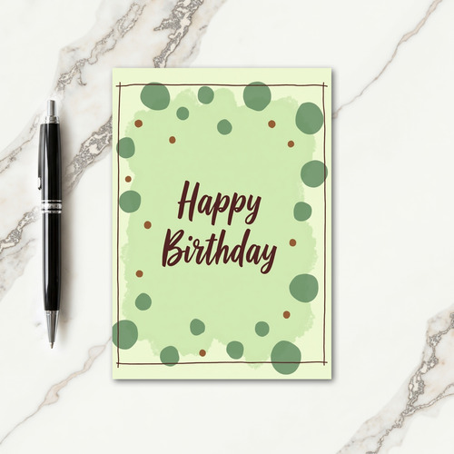 Sweet Handcrafted Birthday Card