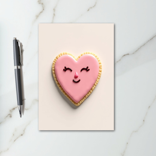Sweet Heart Cookie Love Card