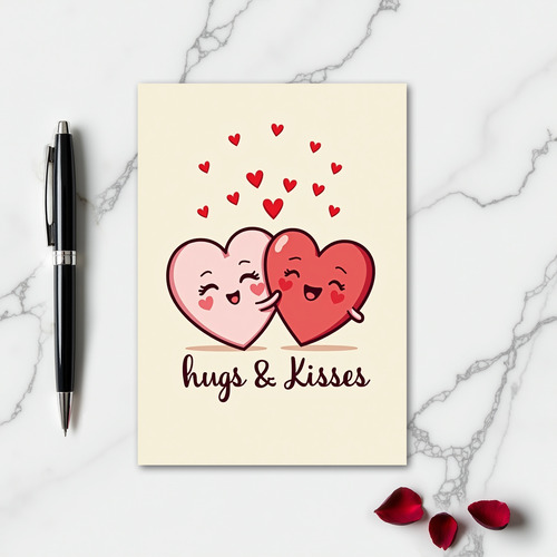 Sweet Hearts Hugs Kisses Card