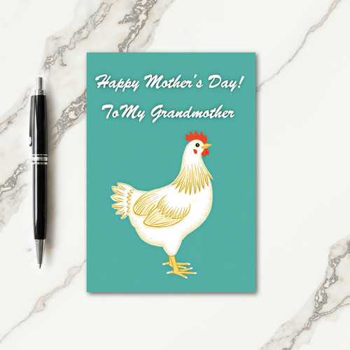 Sweet Hen Mothers Day Card