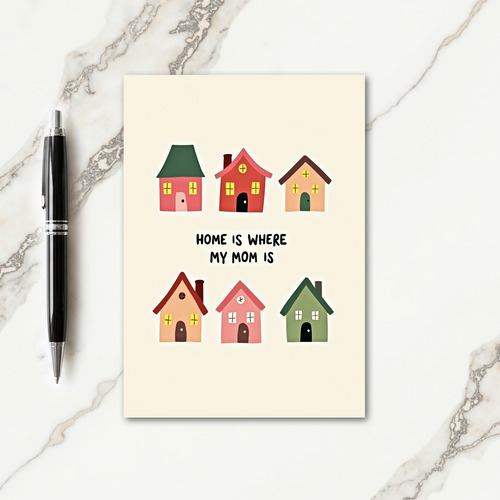 Sweet Home Mom Illustration Card