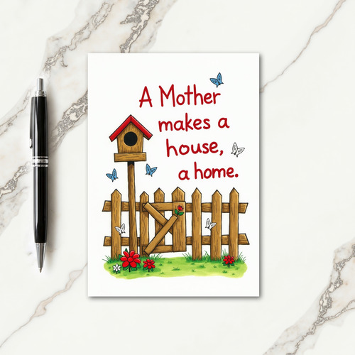 Sweet Home Mothers Day Card