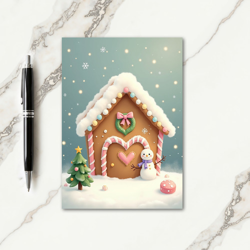 Sweet House Christmas Card