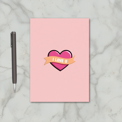 Sweet I Love U Heart Card