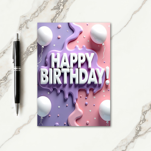 Sweet Icing Birthday Card