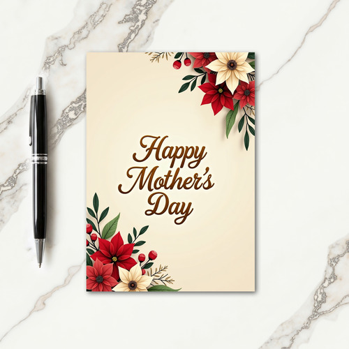 Sweet Ivory Mothers Day Card