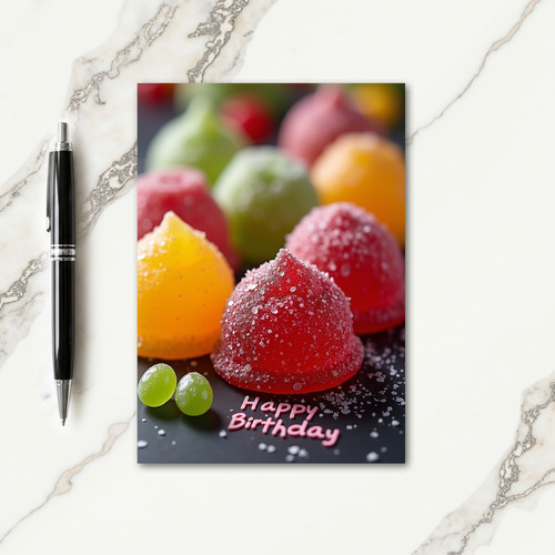 Sweet Jelly Birthday Card