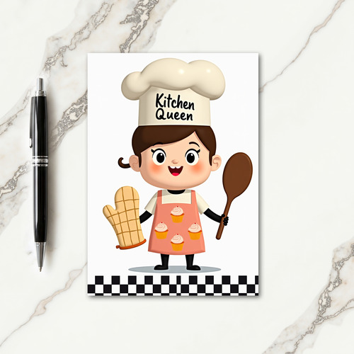 Sweet Kitchen Queen Mothers Day Card