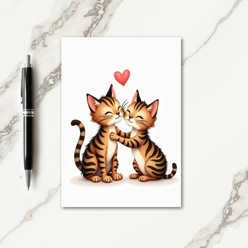 Sweet Kitten Mother Love Card