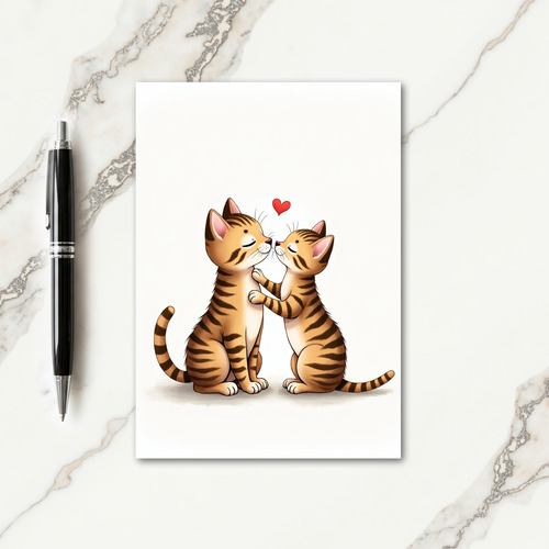 Sweet Kitten Mothers Day Card