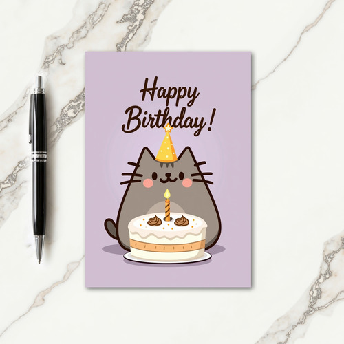 Sweet Kitty Cake Card