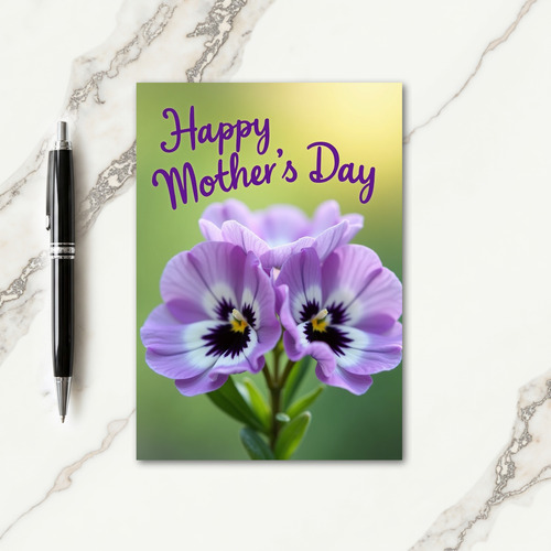 Sweet Lavender Mothers Day Card