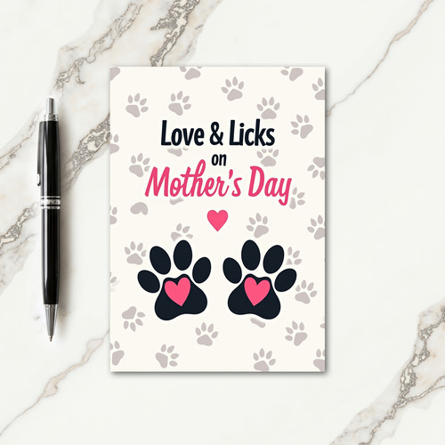 Sweet Licks Mothers Day Card