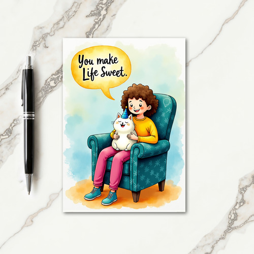 Sweet Life Birthday Card
