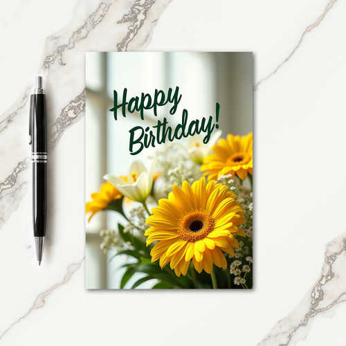 Sweet Lily Arrangement Card