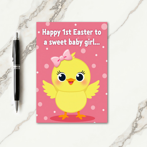 Sweet Little Chick Celebration Card