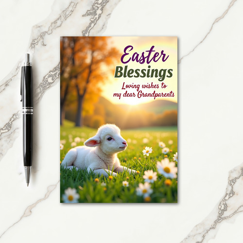 Sweet Little Lamb Greeting Card