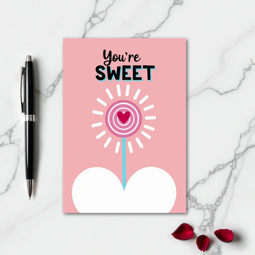 Sweet Lollipop Love Card