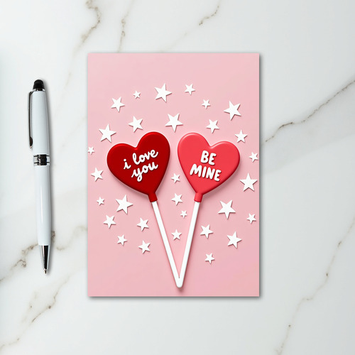 Sweet Love Hearts Valentine Card