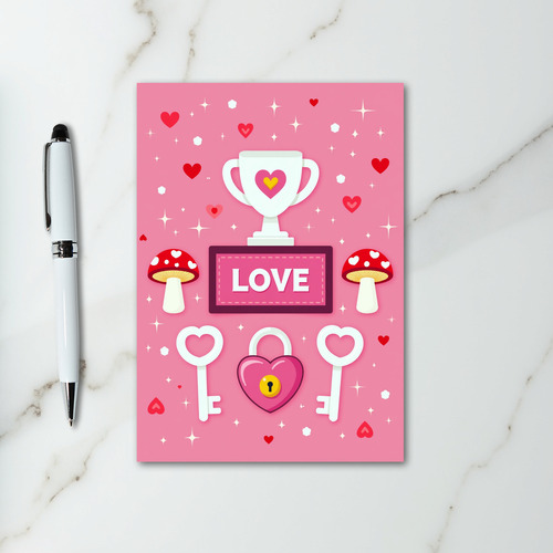 Sweet Love Key To My Heart Card