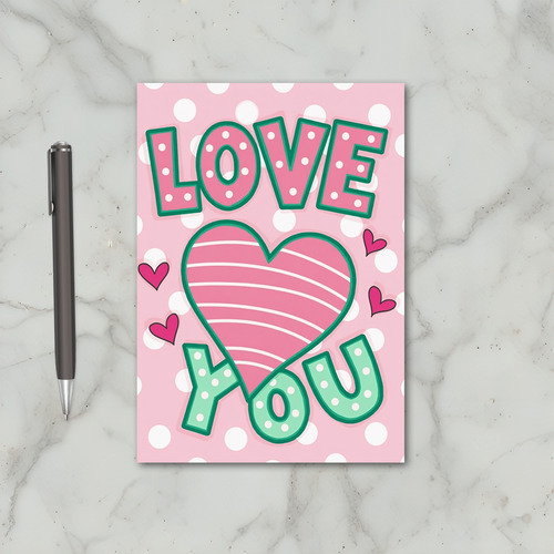 Sweet Love You Valentines Day Card