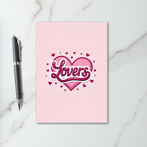 Sweet Lovers Valentine Card