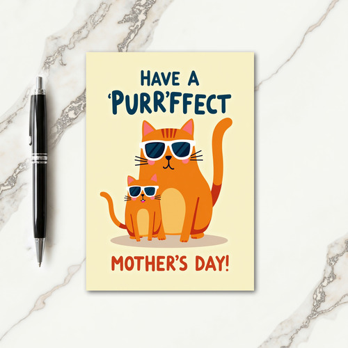 Sweet Mama Cats Day Card
