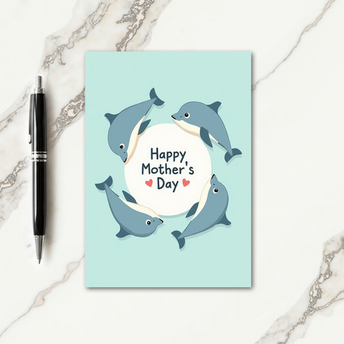 Sweet Marine Life Mothers Day Card