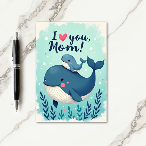 Sweet Marine Moms Day Card