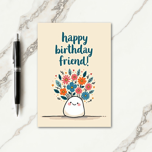 Sweet Marshmallow Birthday Card