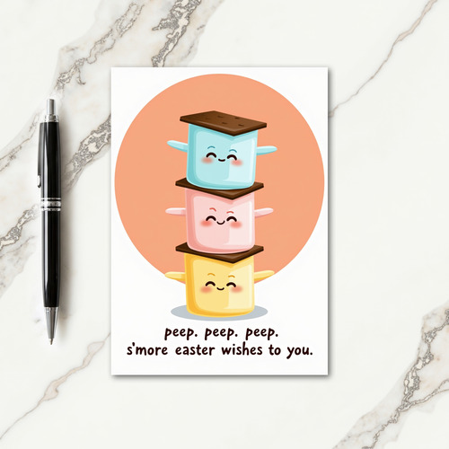 Sweet Marshmallow Easter Card