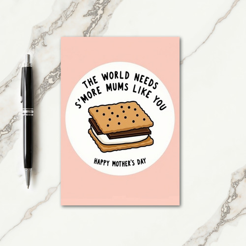 Sweet Marshmallow Mums Card