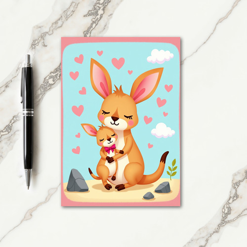 Sweet Marsupial Love Card
